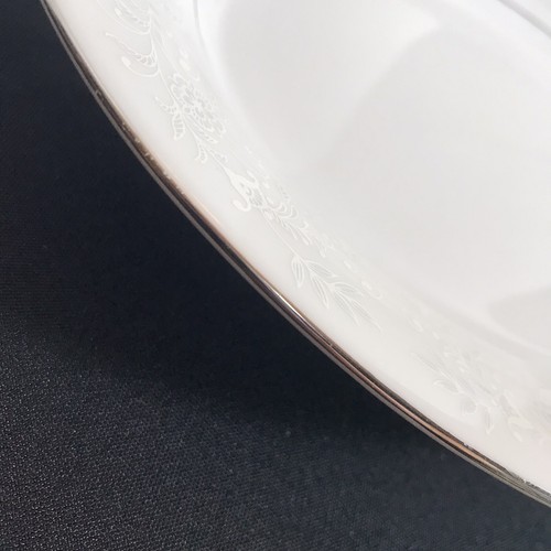 Sea Gull - Fine China - Jian Shiang - w/ Silver Trim - 14" Meat Serving Tray - Picture 6 of 8