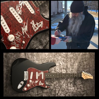 GFA Kirk Windstein X4 Band * CROWBAR * Signierte E-Gitarre PROOF C4 COA