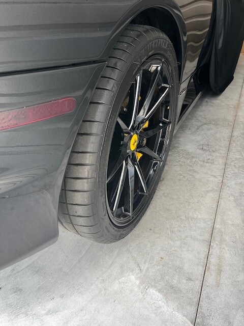 Ferrari F430 20x8.5/R20x9.5"  Wheels SV-F4 Gloss Black Set +Tires