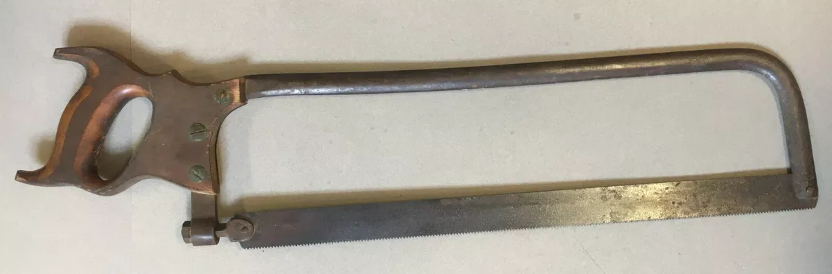 Antique Large H. Disston Sons Butcher Hack Hand Saw 19 1 2