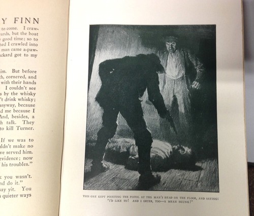 The Adventures Of Huckleberry Finn By Mark Twain- 1923 Edition- Illustrated - Picture 7 of 9