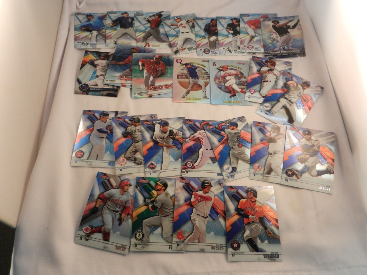 2018 BOWMAN BEST ASSORTMENT OF 26 BASEBALL CARDS 