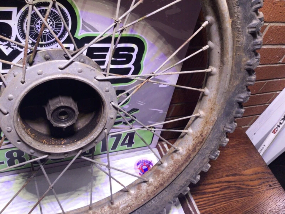 Hodaka ACE 100 rueda delantera freno tambor buje original OEM Foto 4 de 4