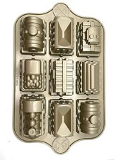 NORDIC WARE Express Train Cake Pan Mold Cakelet USA Made EXCELLENT