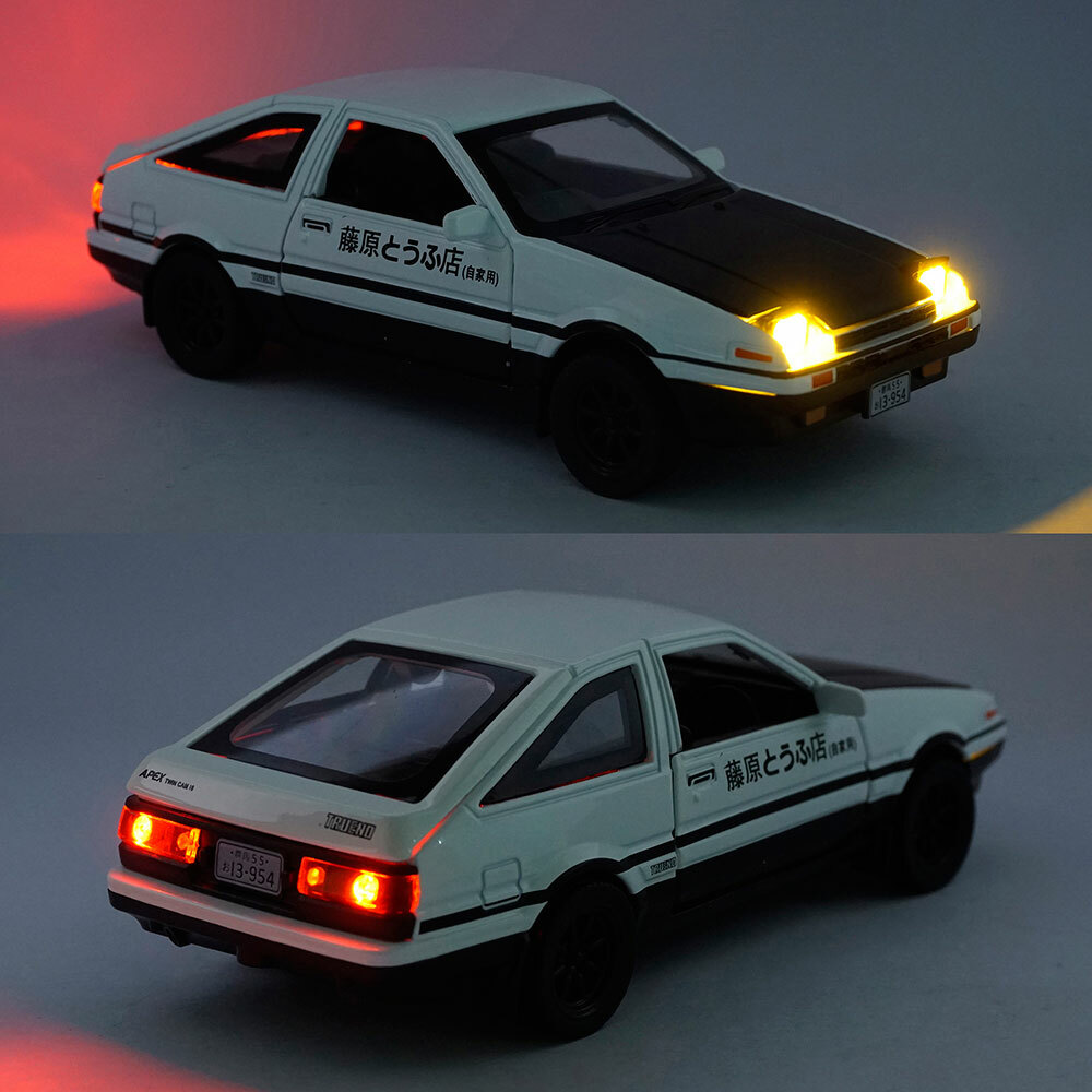 Initial D AE86 Toyota TRUENO 1/32 Model Car Diecast Toy Vehicle
