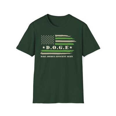 D.O.G.E Shirt, DOGE Make America Efficient Again, Softstyle Tee, Trump T-Shirt