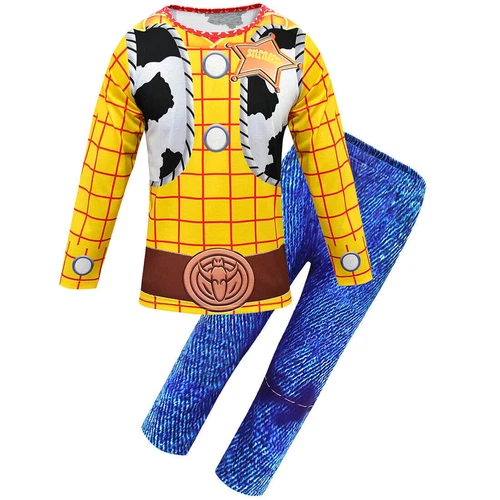 Toy Story Woody Jessie Buzz Lightyear Outfits Cosplay Costume Adult Kids Fancy - Picture 56 of 85