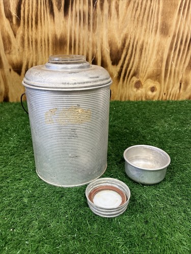 Vtg thermos Faris Owens Corning Fiberglass 10" Insulated Glass Jar Thermos. USA - Picture 4 of 6