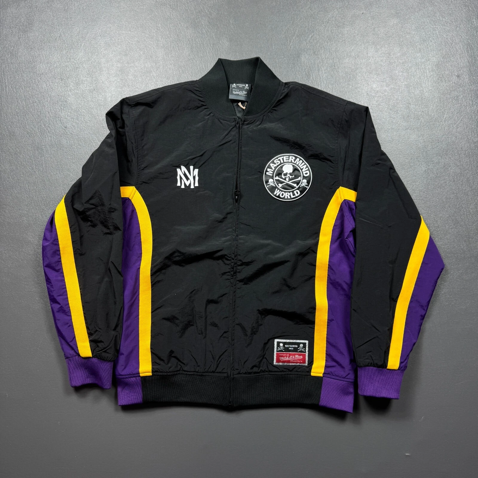 100% Authentic MasterMind x Mitchell & Ness Jacket Size XL 48 Mens Lakers Kobe image 2