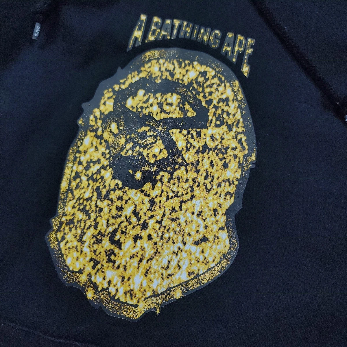 Gold bape best sale hoodie