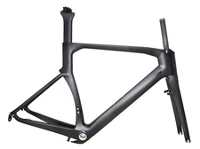 New all carbon fiber internal cable V-brake road race bicycle frame Triathlon