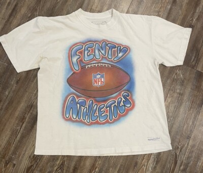 NFL Super Bowl T-Shirt Mitchell & Ness x FENTY Airbrush Size Large Football 2023