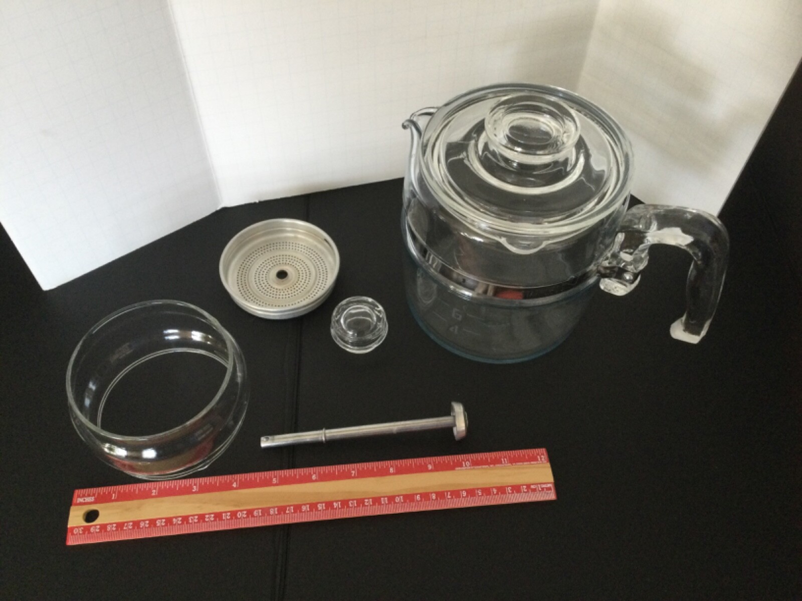 Glass clear PYREX coffee pot PARTS miscellaneous eBay