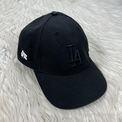'47 Men's OS All Black LA Dodgers Baseball Hat Cap Adjustable SR