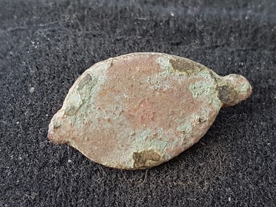 Schöne römische kleine Bronze Leder oder Schatulle Typ Montierung gefunden in England L30e