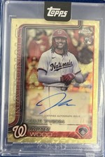 Marketplace image: 2025 Topps Chrome JAMES WOOD ROOKIE AUTO SUPERFRACTOR 1/1 #CRDA-JWO RC Encased