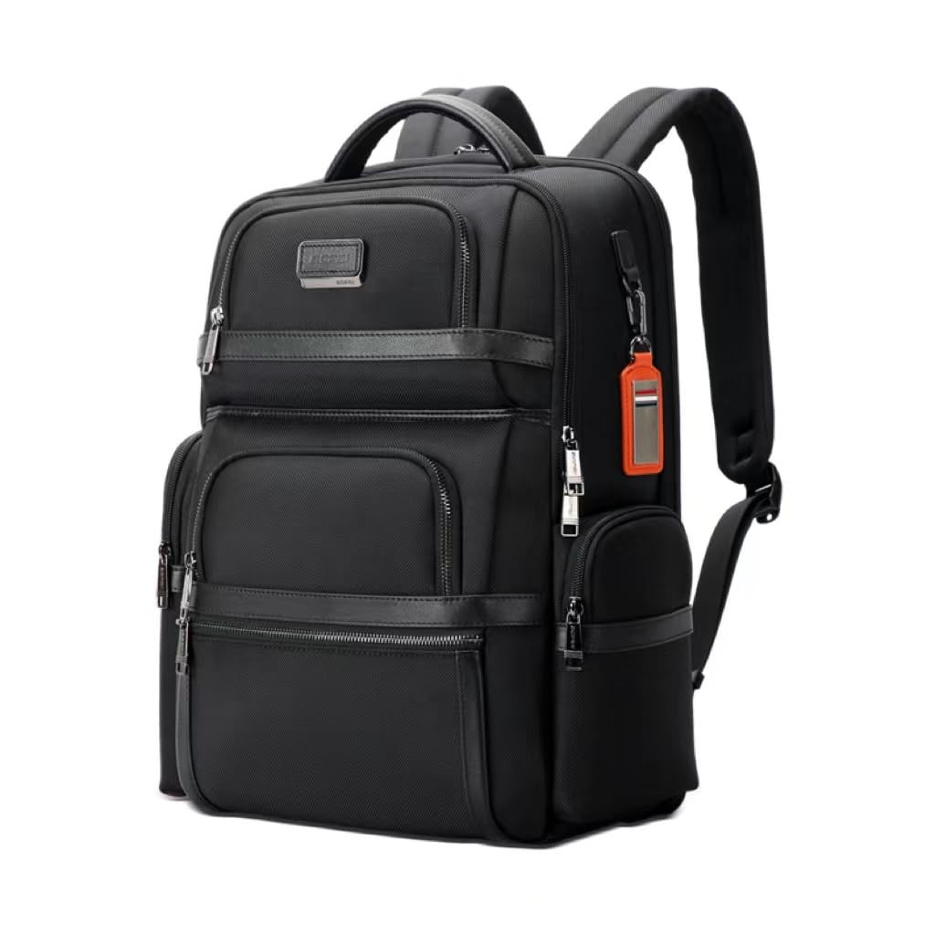 Sleek Executive Travel Backpack for Men with 15.6 Inch Laptop Compartment