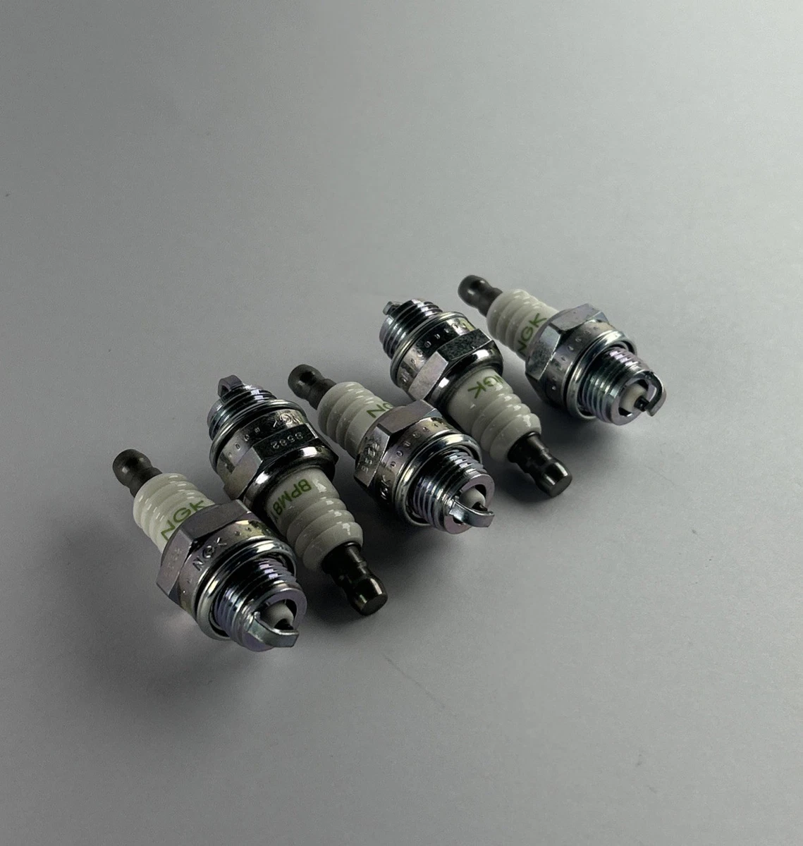 NGK BPM8Y 5574 V-Power Spark Plugs 5 Pack Genuine OEM Small Engine photo 2