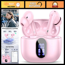 Wireless Bluetooth 5.4 Earbuds, Noise Cancelling, IP7 Waterproof, 36H Playtime,