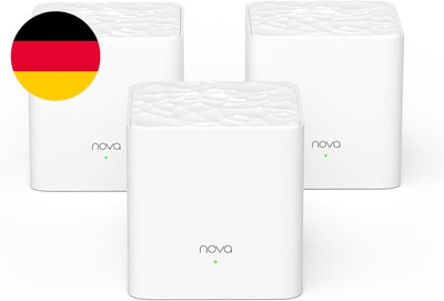 Tenda Nova MW3 Mesh WLAN System - AC1200 Dual Band Mesh Set - Empfohlen Für Häus