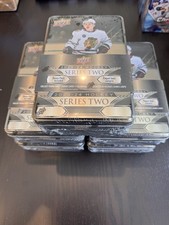 (5) 2023-24 Upper Deck Series 2 NHL Hockey Tins - Factory Sealed
