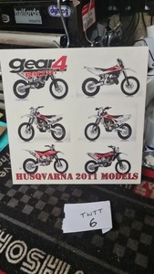 Husqvarna 2011 Motorrad Range Händler Display Showroom Board