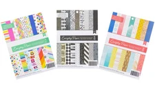 American Crafts Paper Pad 6"X8" -Assorted Styles - 3 Pack