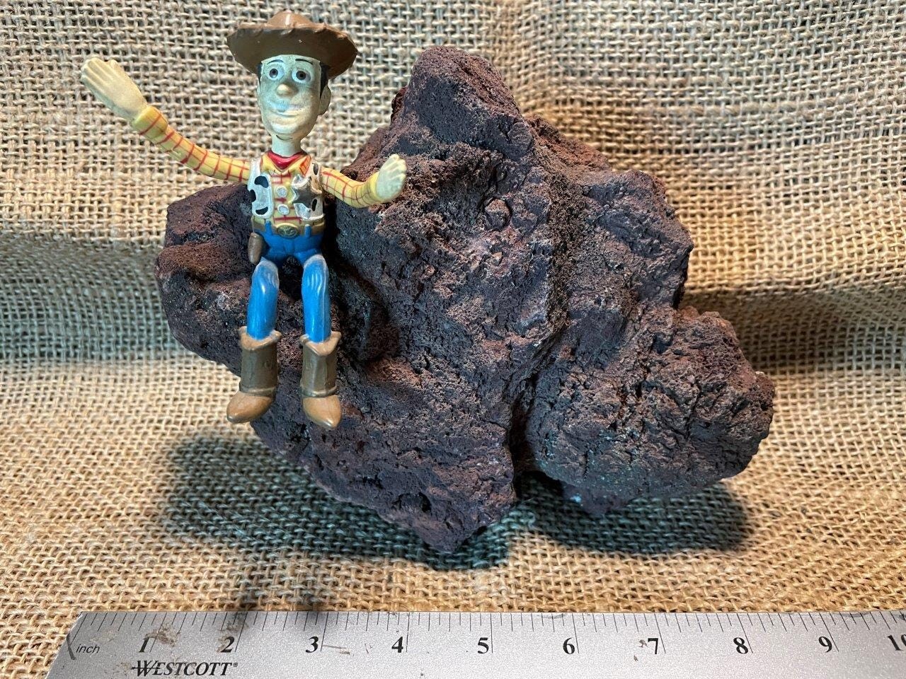 One Large Red Lava Rock – Perfect for Aquariums ,Terrariums, Succulents