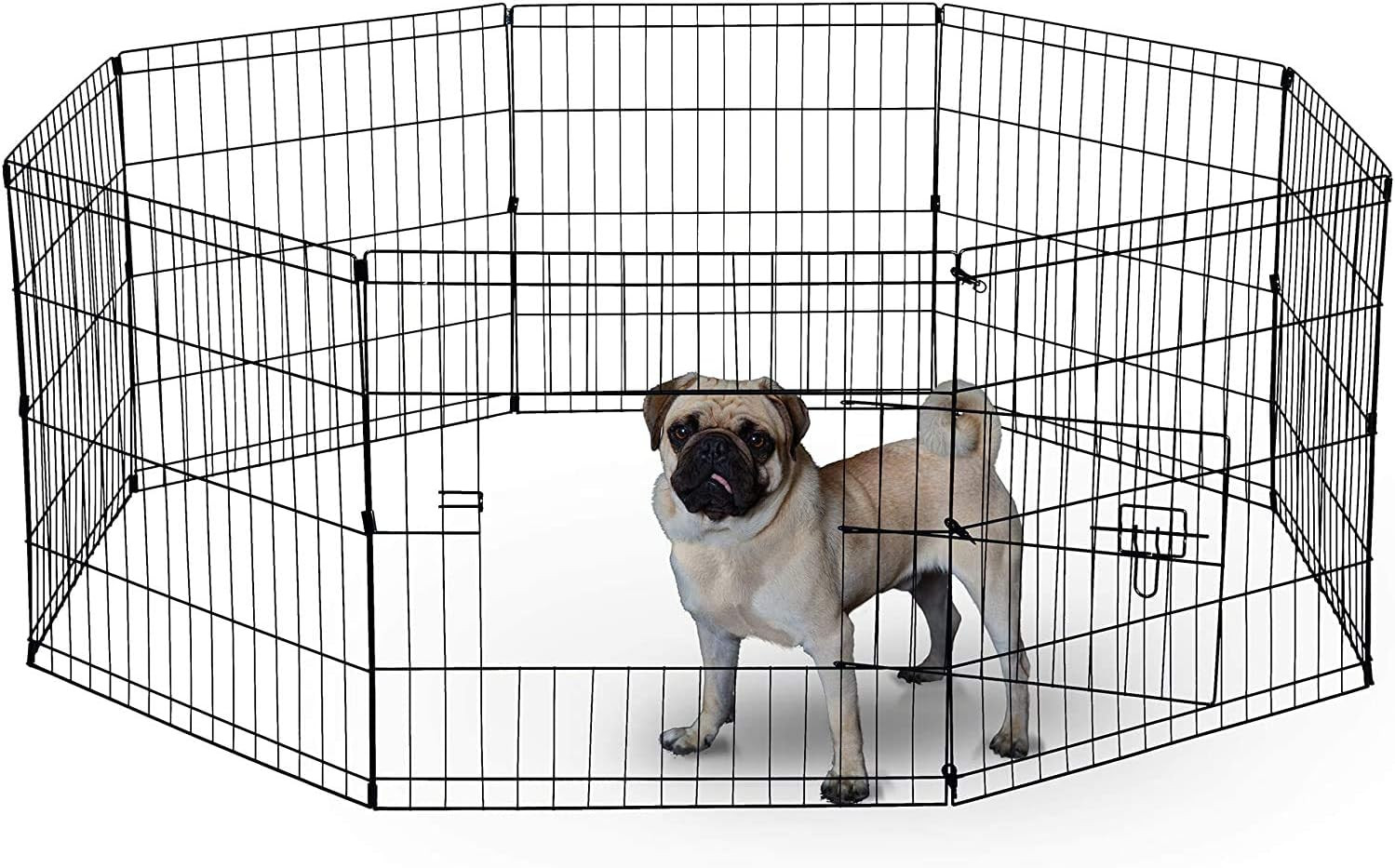 Box Trasportabile 8 Pannelli per Cani e Conigli - Ideale Camping