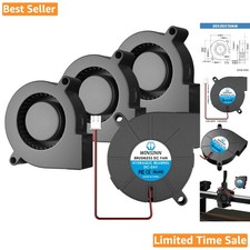 High-Powered 50mm 5015 Blower Fan 24V - Ideal for 3D Printer Cooling Solutions