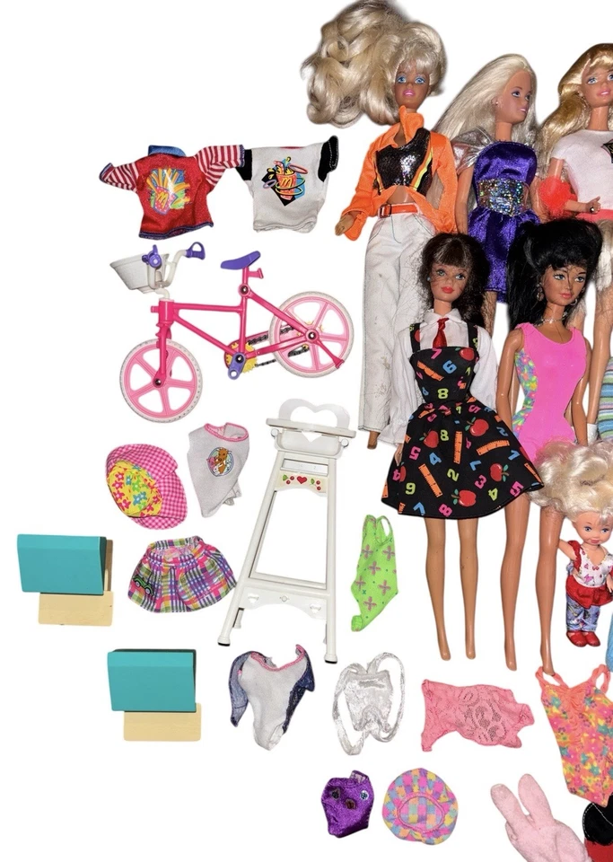 Gran Lote Barbie Vintage - Muñecas Mattel Años 90, Ropa, Accesorios y Muebles. Foto 4 de 4