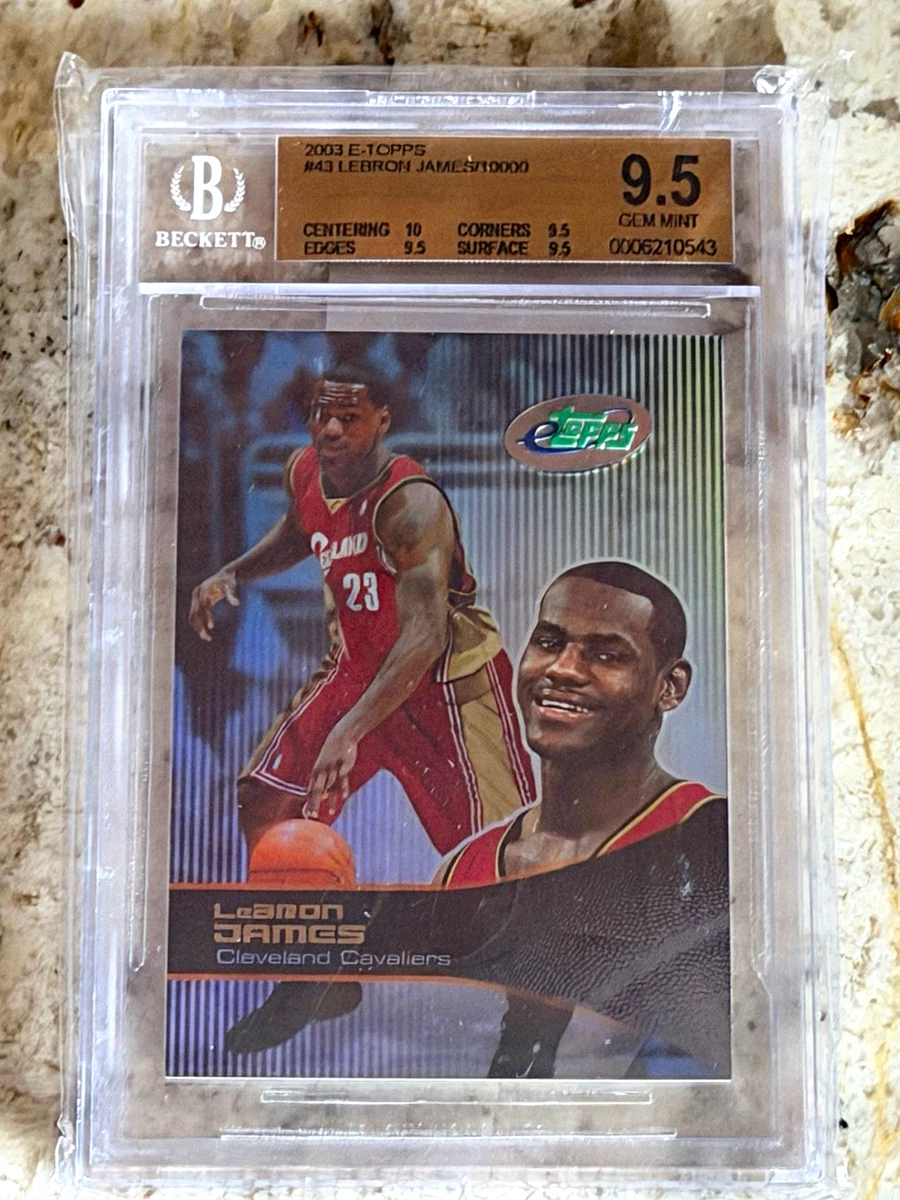 LeBron James Grade 9.5 Basketball Rookie Sports Trading Cards LeBron James Grade 9.5 Basketball Rookie Sports Trading Cards
