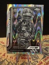 2025 Topps Chrome F1 Charles Leclerc Grand Prix B&W Raywave Refractor #137