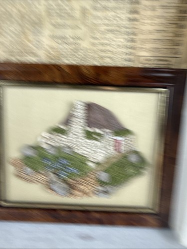 Lilliput Lane Wall Plaque "barra Black House” Wall Plaque Scottish Collection - Foto 3 di 4