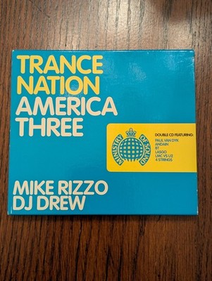 Ministry of Sound Trance Nation America 3 2-CD Set Slipcover Mike Rizzo DJ Drew