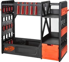Blaster Rack w/Shelving and Drawers Accessories Storage for up to Six Blasters