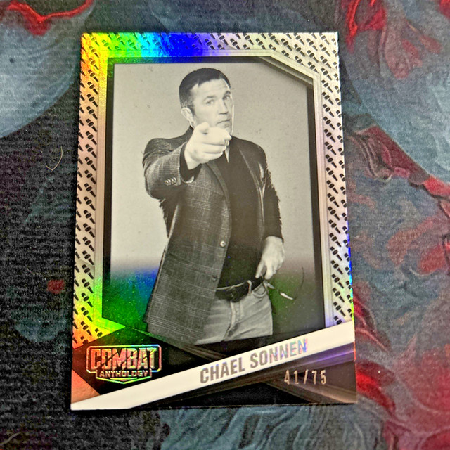 2025 Panini Combat Anthology - Chael Sonnen #5 MICROPHONE  /75