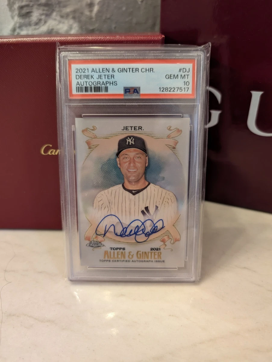 Derek Jeter Professional Sports Authenticator (PSA) Baseball