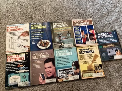 Popular Electronics Set 9 1965 See Photos  Missing Mar July Sept
