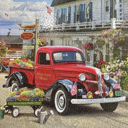 Springbok's 1000 Piece Jigsaw Puzzle Whale Watch INN - Made in USA - Picture 8 of 9