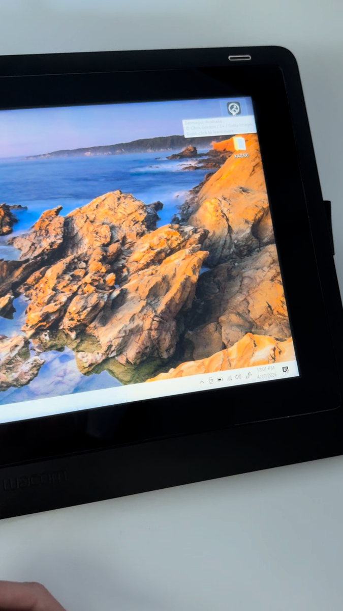 Wacom Cintiq 16 Drawing Tablet DTK1660 w/ Pen Cables Tested | eBay