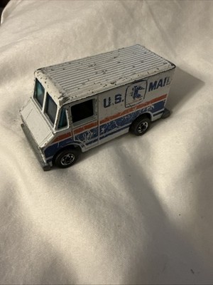 Vintage Mattel Hot Wheels 1976 U.S. Mail Box Truck USPS Diecast Hong Kong