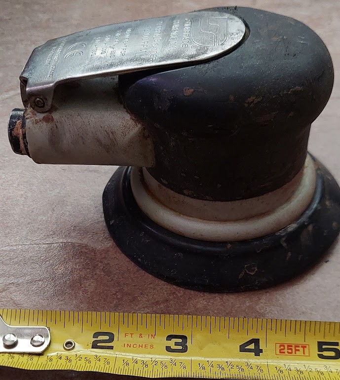 Dynabrade 56815 Dynorbital Supreme 5" Random Orbital Pneumatic Sander 12000 RPM