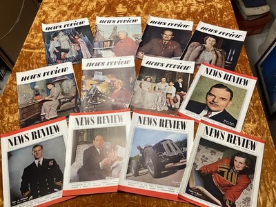 News Review magazine July  - Dec 1948. 22 editions, History News Entertainment