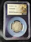 1915 25C Barber Quarter