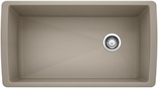 Blanco 441767 Diamond 33-1/2" Undermount Single Basin SILGRANIT - Truffle