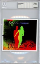 SIGNED Duran Duran Future Past CD Album Cover Art Card BAS Beckett COA Autograph