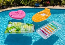 Intex Assorted Pool Floats Set Lounge Island ...