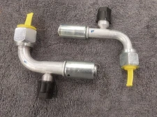 #8 And #10 90 Degree Vintage Air Charge Ports