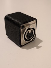  1 Gang Black Micro Surface Mount Back Box For Neutrik XLR D Type Connectors